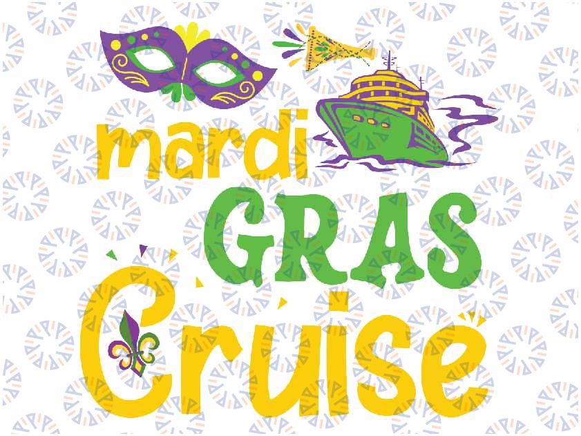 Mardi Gras Cruise- Western Cruise Png Svg, Mardi Gras Carnival Cruise Vacation Svg, Sublimate Designs download