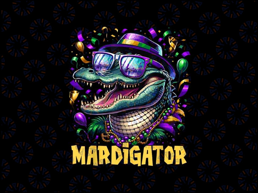 PNG ONLY Mardigator Funny Mardi Gras Png,  Mardi Gras Mardigator  Png, Mardi Gras Png, Digital Download