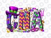 PNG ONLY CNA Mardi Gras Certified Nursing Assistant Mardil Gras Nurse Svg, Mardi Gras Png, Digital Download