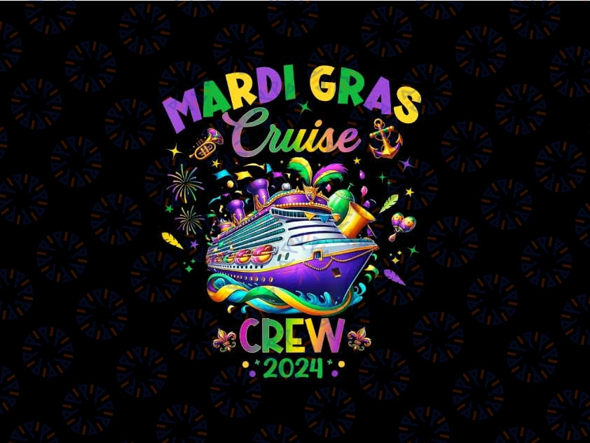 PNG ONLY Mardi Gras Cruise 2024 Ship Png, Family Matching Trip New Orleans Png, Mardi Gras Png, Digital Download