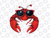 PNG ONLY Cajun Crawfish Boil Png, Crawfish Sunglasses Mardi Gras Png, Mardi Gras Png, Digital Download