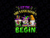 PNG ONLY Let The Shenanigans Begin Mardi Gras Gnomes Png, Gnomes Mardi Gras Png, Digital Download