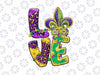 PNG ONLY I Love Mardi Gras Png, Fleur De Lis Lover Png, Mardi Gras png, Digital Download