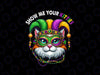 PNG ONLY Show Me Your Kitties Mardi Gras Cat Cute Png, Masked Jester Hat Cat Png, Mardi Gras png, Digital Download