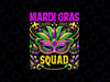 PNG ONLY Mardi Gras Squad Carnival Png, Mardi Gras Beads Mask Png, Mardi Gras Png, Digital Download