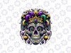 PNG ONLY Regal Mardi Gras Skull Png, Skull Face Mardi Gras Png, Digital Download