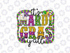 PNG ONLY It's Mardi Gras Y'all Parade Festival Beads Mask Feathers Png, Mardi Gras Png, Digital Download