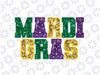 PNG ONLY Happy Mardi Gras Carnival Png, Fat-Tuesday Fleur-De-Lis Png, Mardi Gras Png, Digital Download