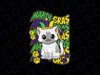 PNG ONLY Mardi Gras Cat Animal Png, Beads Mardi Festival Mardi Gras Png, Digital Download