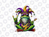 PNG ONLY Rock And Roll Guitar Frog Png, Mardi Gras Frog Png, Mardi Gras Png, Digital Download