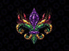 PNG ONLY Crawfish Fleur-De-Lis Png, Mardi Gras Crawfish Png, Mardi Gras Png, Digital Download