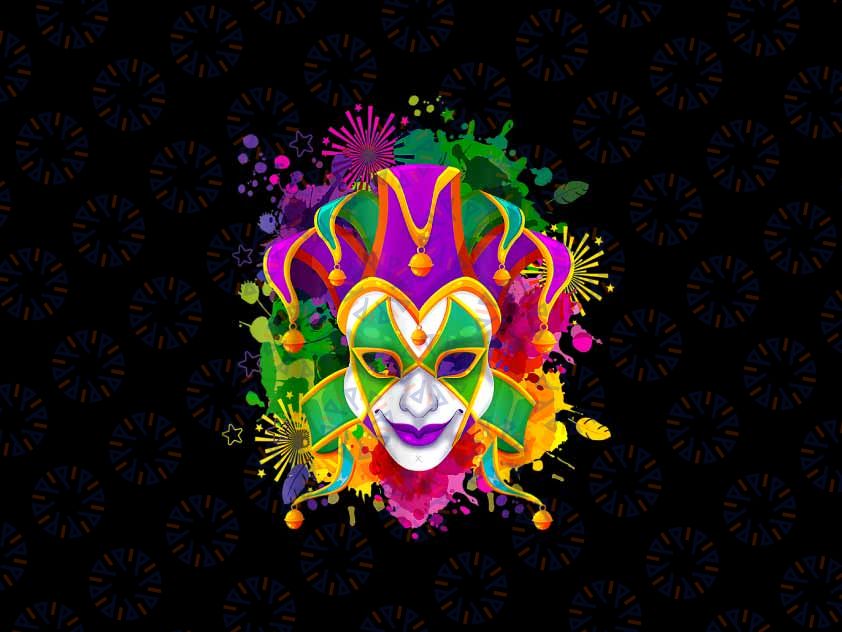 PNG ONLY Mardi Gras 2024 Beads Mas-k Splash Png, Color New Orleans Carnival Png, Mardi Gras Png, Digital Download