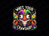 PNG ONLY Mardi Gras Crawfish Jester Whimsical Celebration Png, Who's Your CrawDaddy Png, Mardi Gras Png, Digital Download