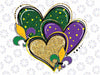 Hearts Funny Mardi Gras New Orleans Festival Png, Mardi Gras Hearts Png, Happy Mardi Gras Png, Sublimate designs download