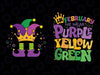 Purple Green Gold Mardi Gras Svg, Mardi Gras Celebration Fat Tuesday Wine Svg, Mardi Gras Png, Digital Download