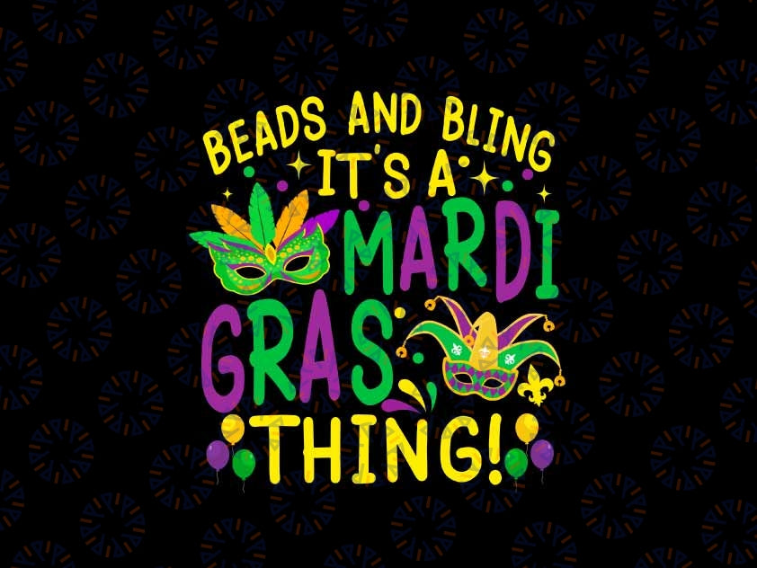 Beads Bling Mardi Gras Thing Carnival Svg, Mardi Gras Sequin Svg, Mardi Gras Png, Digital Download