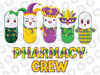 Pharmacy Squad, Capsule Pharmacy Mardi Gras Png, NOLA Carnival Png, Mardi Gras Pharmacy Squad Png, Pharmacy Mardi Gras Png Sublimation