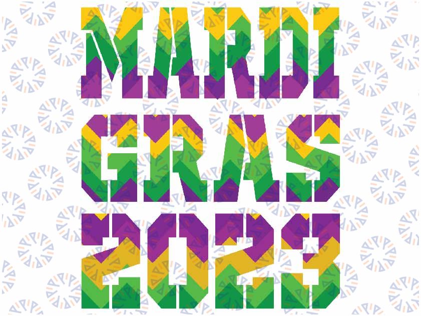 Mardi Gras 2024 - Chevron Artwork Svg, Fleur De Lis Artwork Svg, Mardi Gras Festival Sublimation Digital for Print