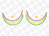 Mardi Gras Funny Beads Boobs Outline Adult Svg, Mardi Gras Png ,Funny Beads Boobs Outline, Digital Download