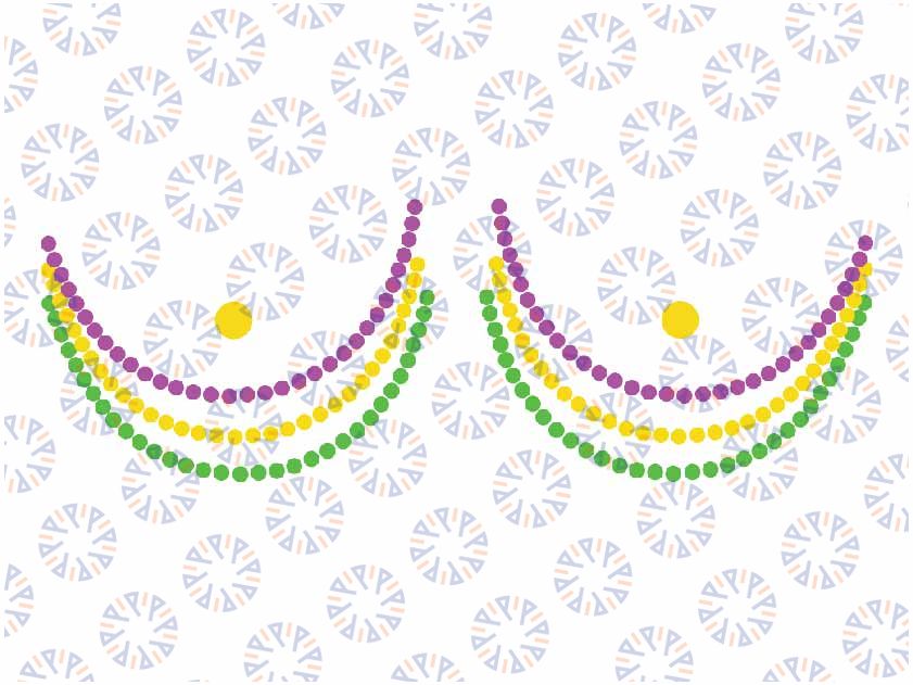 Mardi Gras Funny Beads Boobs Outline Adult Svg, Mardi Gras Png ,Funny Beads Boobs Outline, Digital Download