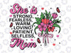 She is Mom Retro Mother Svg, Blessed Mom Png, Mother's Day Png, Digital Download