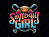 PNG ONLY Softball Girl Retro Png, Softball Player Fan Png, Mother's Day Png, Digital Download