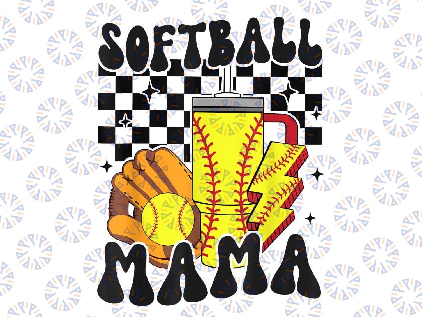 PNG ONLY Softball Mama Mothers Day Png, Softball Lover Softball Mom Png, Mother's Day Png, Digital Download