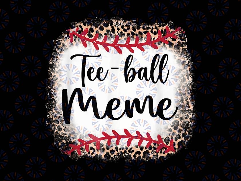 PNG ONLY Baseball Mother's Day Png, Tee-ball Meme Leopard Png, Mother's Day Png, Digital Download