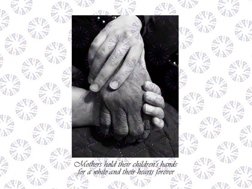 PNG ONLY Mother's Day Design Apparel Png, Mother Hold Their Chirldren's Hands Png, Mother's Day Png, Digital Download