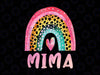 PNG ONLY Mima Rainbow Mother's Day Love Png, Cute Funny Rainbow Laopard Png, Mother's Day Png, Digital Download