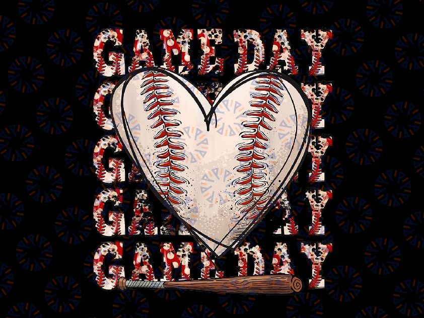 PNG ONLY Baseball Nana Leopard Game Day Png, Baseball Heart Lover Mom Png, Mother's Day Png, Digital Download