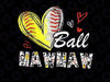 PNG ONLY Heart Ball MawMaw Mom Png, Baseball Mom Lover Png, Mother's Day Png, Digital Download