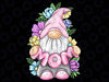 Cute Gnome Mom  Art Flower For Mom Gnomies Png, Gnomies Mom Lover Png, Gnome Mother Flower, Mother Day, Digital Download