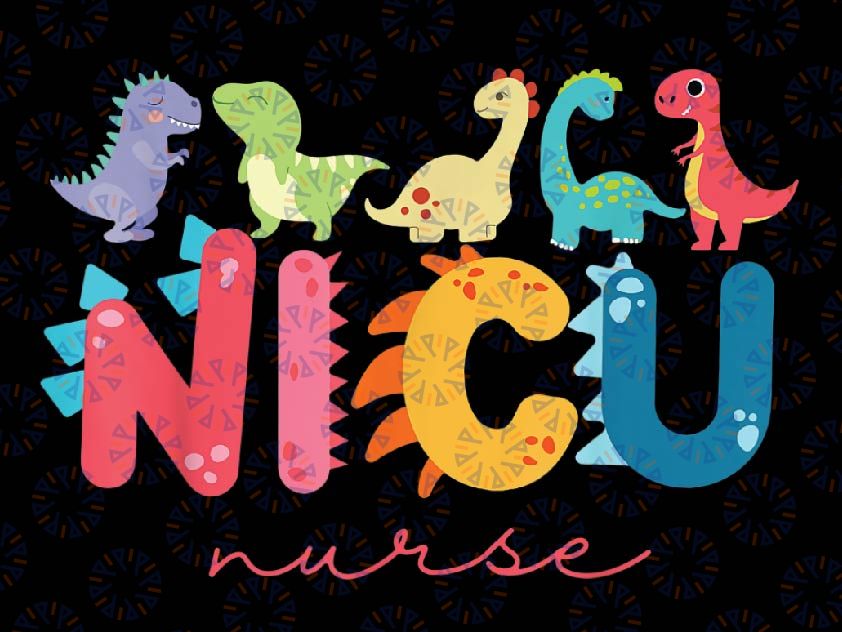 NICU Nurse Animal, Nurse Appreciation, Nicu Nurse Dinosaur Png, NICU Nurse Png, Neonatal Intensive Care Unit, Digital Download