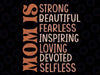 Mom Is Strong Beautiful Fearless Svg, Mother Day Svg, Workout Strong Mom Svg, Women's Performance Png, Digital Download