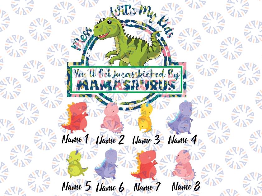 Personalized Mamasaurus PNG, Dino Mom Png, Moms Day Png, Happy Mothers Day Png, Grandma Png, Mothering Sunday Gift, Grandma Dinosaur Png