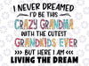 Grandma Grandchildrents Png, I Never Dreamed I'd Be This Crazy Grandma With The Cuttest Grandkids Ever Png, Digital Download