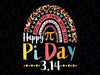 Happy Pi Day Mathematic Math Teacher Leopard Rainbow Png, Pi Mathematics Rainbow Leopard Png, Digital Download
