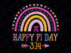 Happy Pi Day Mathematic Math Teacher Rainbow Svg, Rainbow Pi Day Svg, Pi Day Png, Digital Download