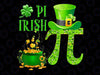 Shamrock Pi Irish Lucky Math Teacher St Patrick's Day Png, Clover Pi Shamrock Png, Pi Day Png, Digital Download