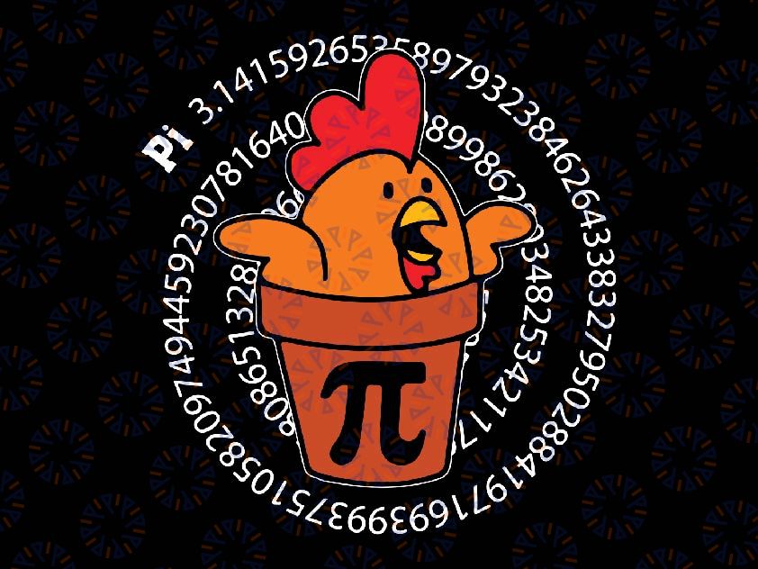 Chicken Pot PI Day Svg, Math Symbols Teacher Svg, Pi Day Png, Digital Download