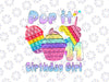 Birthday Girl Pop It 11 PNG, 11th Birthday Girl Pop It Png, Birthday Girl Pop It Unicorn Png, Girl Pop It, Birthday Digital PNG