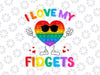 I Love My Fidgets Pop It PNG, Cute Push It Pop It Game Fidget Toy PNG, Funny Png, Pop it Png, Just Poppin Printable Sublimation Design