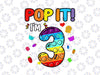 Pop It I'm 9 PNG, 9th birthday popper, Pop It Birthday Png, Colorful toy, Happy Birthday Gift Digital PNG