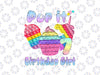 7th Birthday Girl Pop It Png, Birthday Girl Pop It Unicorn Png, Girl Pop It Birthday Png, Birthday Girl Png, Pop It Png, Unicor Pop it Png