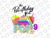 The Birthday Girl Pop It 9th Png, Birthday Girl Pop It Unicorn Png, Girl Pop It Birthday Png, Birthday Girl Png, Unicor Pop it Png Design