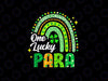 PNG ONLY One Lucky Para St Patrick's Day Png, Rainbow Leopard Shamrock Png, Patricks Day Png, Digital Download
