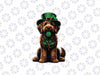 PNG ONLY Goldendoodle St. Patrick's Day Cute Doodle Png, Irish Dog Mom Png, St Patricks Day Png, Digital Download