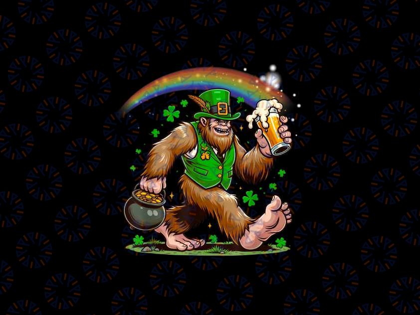 PNG ONLY Leprechaun Big-foot Irish Png, St Patricks Day Sasquatch Ireland Png, St Patricks Day Png, Digital Download