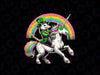 PNG ONLY Funny Opossum Leprechaun Riding Unicorn St Patricks Day Png, St Patricks Day Png, Digital Download